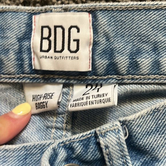 Urban outfitters BDG, high-rise baggy jeans, size 24 - Picture 2 of 3